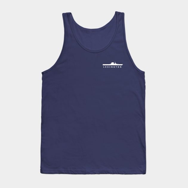 USS Lexington (CV-2) Tank Top by The Warshipologist